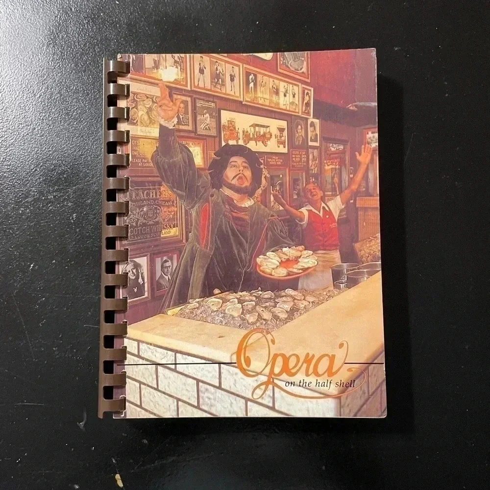 Opera on The Half Shell 1980 Cookbook Junior Womens Guild New Orleans Vintage